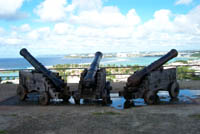 18th Century Spanish Fort Santa Agueda protected the entrance to Hagatna Bay.